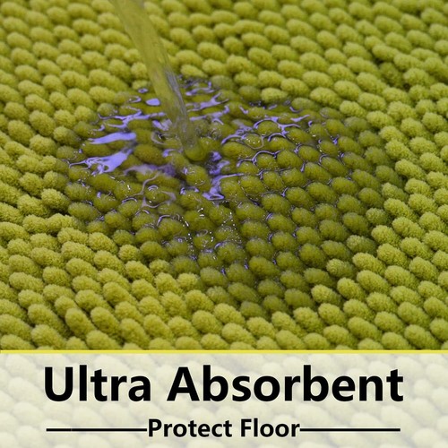 Chenille Bath Rug Set 2-Piece - Absorbent Non-Slip Mats Soft Bathroom Decor - 第 218/239 張圖片