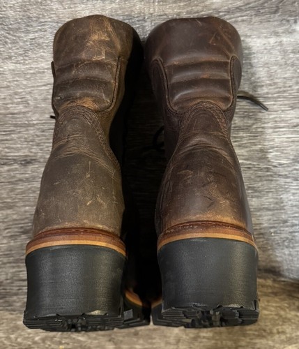 Chippewa 8" hellbraun Crazy Horse Stahlkappe isoliert Super Holzfäller 7.5E Hergestellt in den USA 25485 - Bild 7 von 14