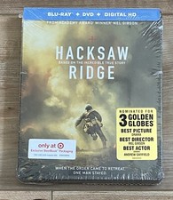 HACKSAW RIDGE Target Exclusive STEELBOOK (Brand New/Sealed) Includes Digital