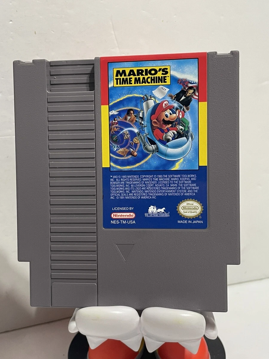 Mario s Time Machine NES Nintendo CIB w Manual Insert Rare