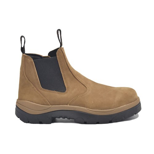 Wide Load 390TZN 6E Extra Wide Taupe Soft Toe Pull-On Casual Boot + Zip - Imagen 7 de 11