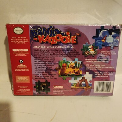 Banjo-Kazooie (Nintendo 64, 1998) In Box w/ Manual N64