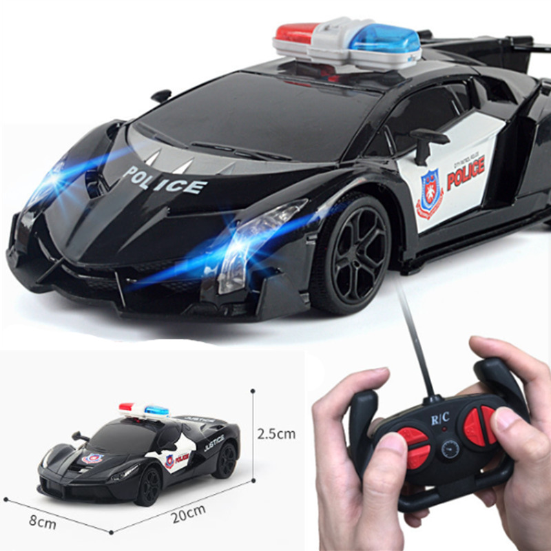 1 24 Police Lamborghini Veneno Ferrari Electric RC Radio Remote