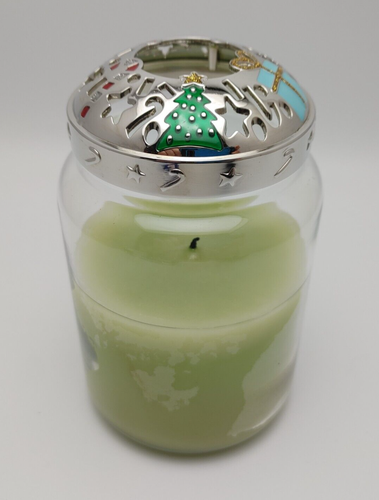 Yankee Candle Illuma Lid Jar Topper Holiday Winter 3" Christmas Theme - Picture 2 of 5