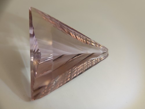 Huge ametrine gemstone - faceted natural Trystine quartz 38.25 CTS - Picture 5 of 19
