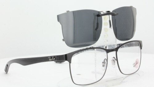 Gafas de sol polarizadas ajuste personalizado con clip para Ray-Ban RB8416 55x17 T Rayban 8416 - Imagen 1 de 11