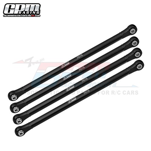 GPM Aluminum 7075 Upper Link Bar Set For LOSI 1/8 LMT Solid Axle Monster Truck - Picture 2 of 14