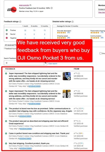 DJI Osmo Pocket 3 Action Vlog Handheld Camera CMOS 3-Axis Gimbal 4K "1day ship" - Picture 2 of 19