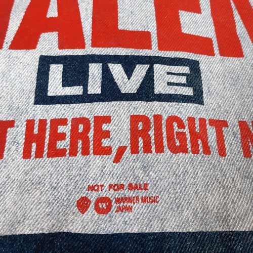 Vintage VAN HALEN Right Here, Right Now Denim Jacket size L Warner Music Japan - Bild 5 von 10