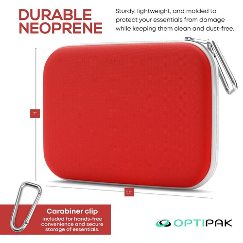 OPTIPAK Slim Multipurpose Purse Pouch - Neopren Kosmetiktasche Reise Kosmetiktasche - Bild 174 von 191