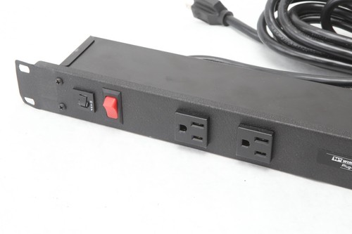 J24B0B Wiremold Rack Mount 6 gniazd 3 5-15R Listwa zasilająca Nowa bez pudełka O31 - Zdjęcie 2 z 6