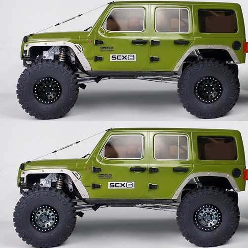 Flyxm 1:6 Axial SCX6 AXI05000 Wrangler Raupe Metall 2,9" Beadlock Räder Felgen - Bild 7 von 18