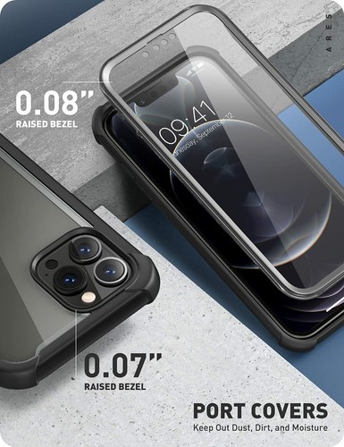 Custodia i-Blason Ares per iPhone 13 Pro Max 6.7 doppio strato protezione schermo trasparente - Foto 6 di 63