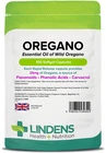 Lindens Oregano Essential Oil 25mg Capsules (100 pack) Anti-fungal - UK Made