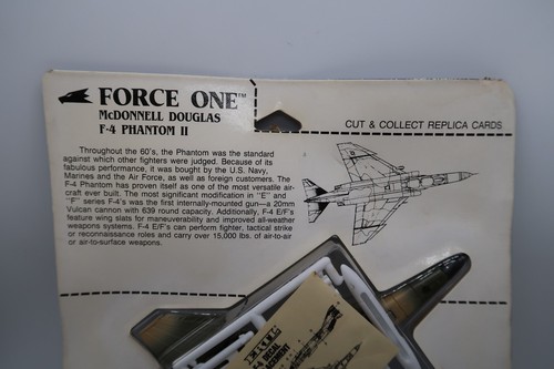Vtg ERTL Force One McDonnel Douglas F-4 Phantom II NOS NRFP NOC Die-Cast Rare - 第 15/16 張圖片