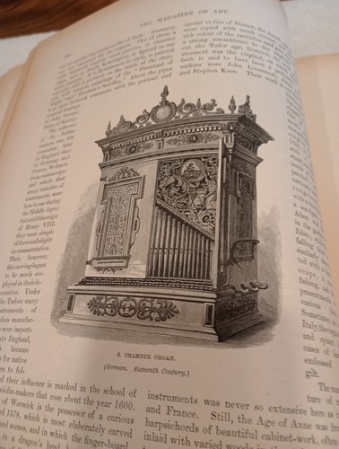 Antikes Kunstmagazin 1885 viktorianisch geprägt vergoldet Buch groß limitiert - Bild 24 von 24