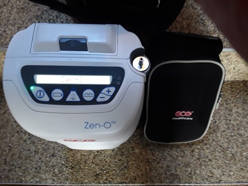 GCE Zen-O mobiles Sauerstoffgerät inkl. Dauerflow Sauerstoffkonzentrator 1 Akku - Bild 4 von 6