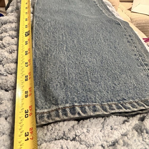 Vintage 90s Levis Jeans 501xx Button Fly Denim Made In USA 33x32 (31x31) - Picture 12 of 13