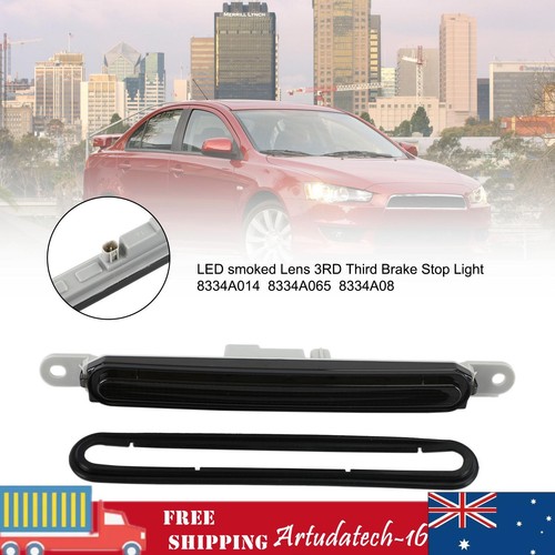 Smoke High Mount 3RD Third Brake Stop Light For Mitsubishi Lancer EVO 08-16 P8 - Bild 1 von 12
