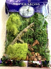 SUPERMOSS 50320 INSTANT GREEN MAT  BARK VIBRANT COLORS IN/OUTDOOR 7 .5" X 12"