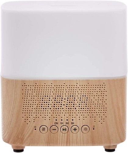 Smart Air Humidifier Diffuser + Speaker + Alarm Clock + 7 Colors LED Night Light - Picture 14 of 15