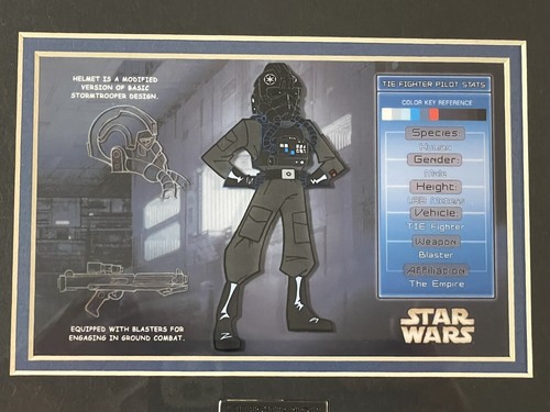 ACME Archives Star Wars Animated TIE Fighter Pilot Character Key 0710/1000  - Picture 2 of 13