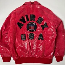 Avirex  USA  Authentic  Leather Jacket   Size XL