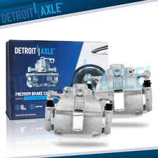 Front Driver Passenger Brake Calipers w/ Brackets for 2007 - 2015 Mini Cooper