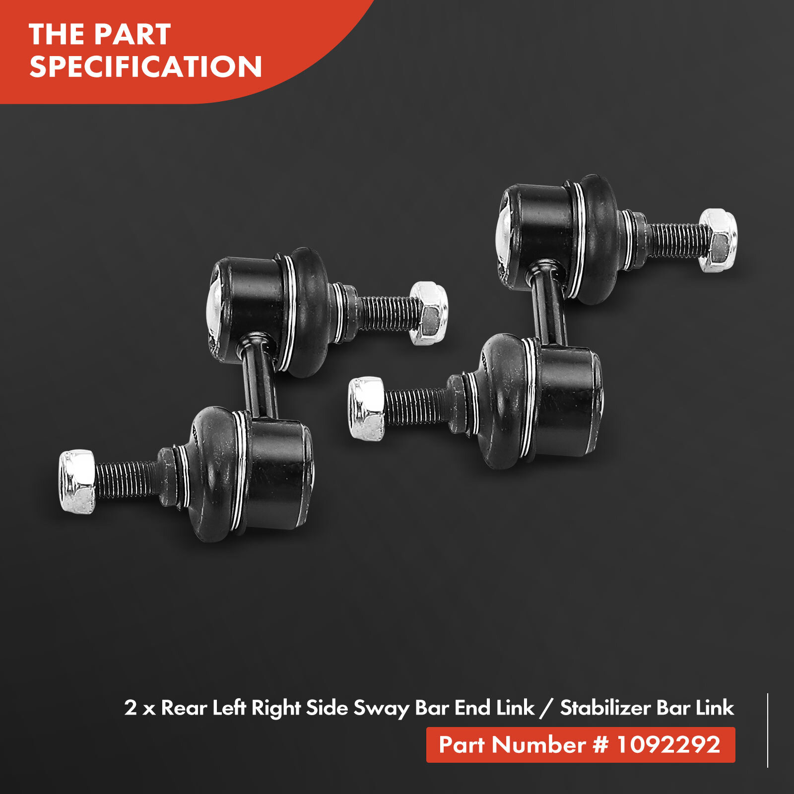 6x Rear Control Arm Stabilizer Bar End Link for BMW E39 E60 525i 0103