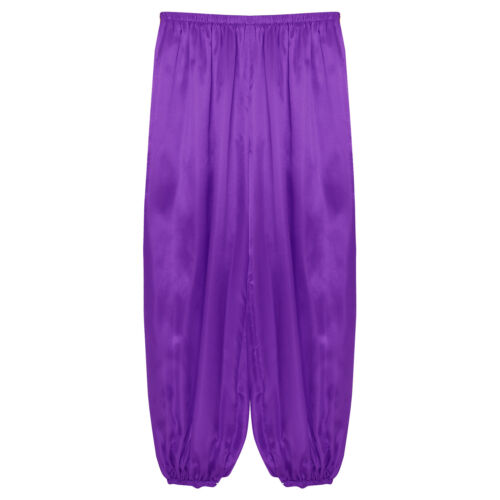 Mens Pants Desert Halloween Dancewear Arabian Prince Gold Trim Bloomer Persian - Picture 28 of 49