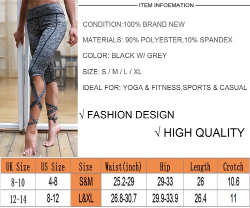 jogging donna in Pantaloni da con cintura con jogging caldo ginnastica corte maniche da vita da in wTqwgz6
