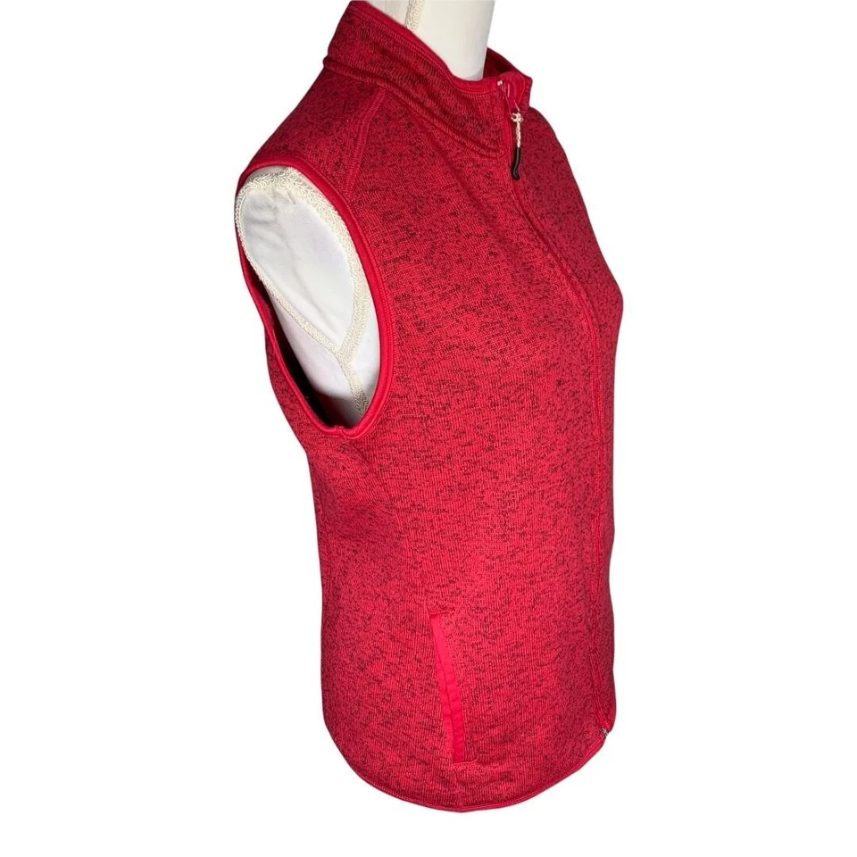 Chaleco Magellan Exterior Mujer Chaqueta Grande Rojo Cremallera Completa Sin Mangas Otoño Invierno Foto 4 de 4