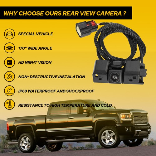 Car Rear View Backup Parking Reverse Camera Back HD For 2014-15 Chevy Silverado - Picture 11 of 11