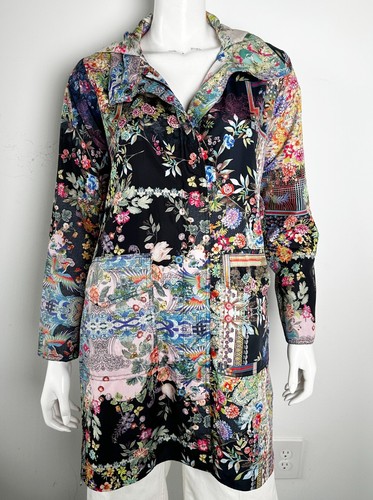 Impermeabile reversibile stampato Johnny Was Dreamer con cappuccio taglia unica multicolore - Foto 2 di 5
