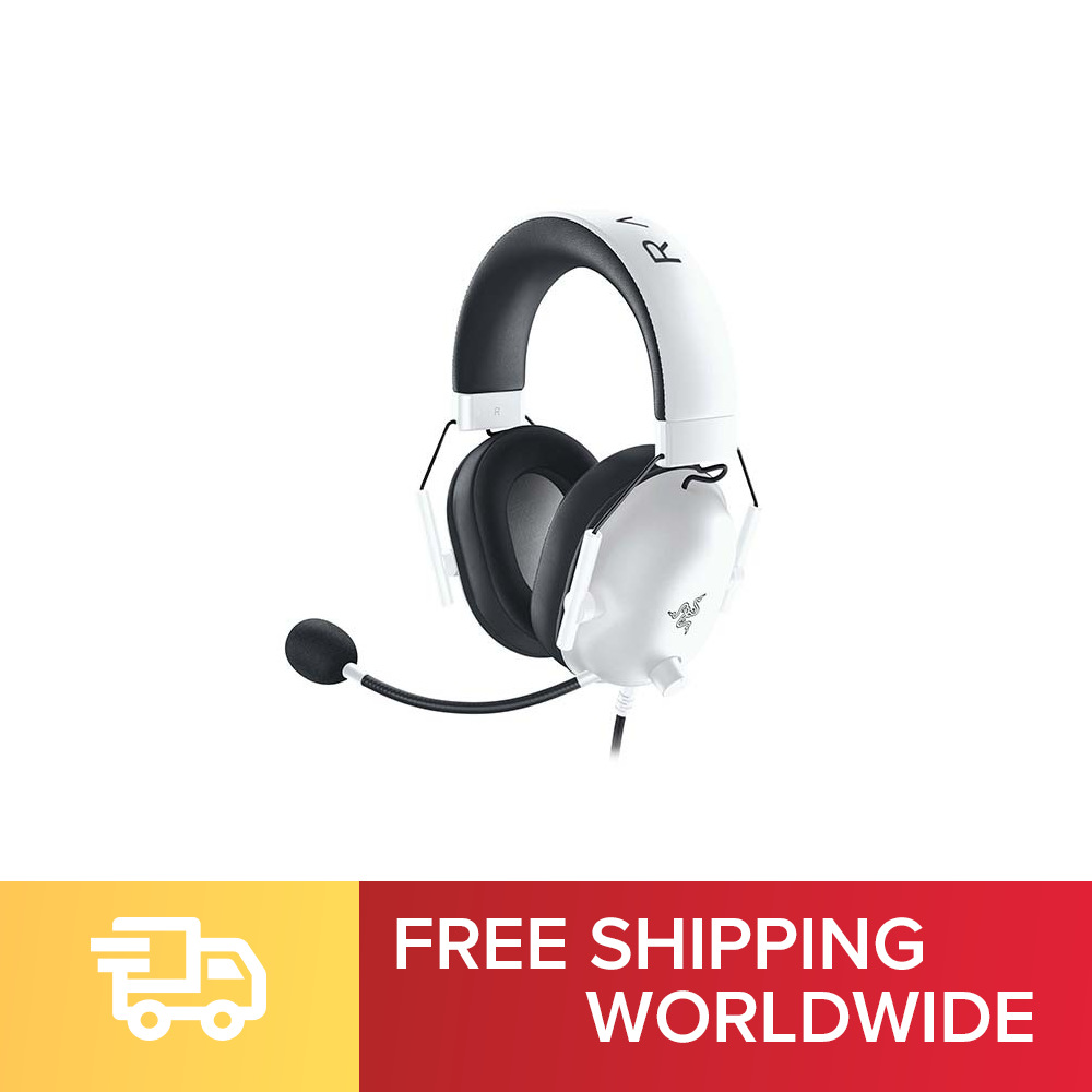 Razer BlackShark V2 X White Headset for Gaming Wired 3.5mm Audio jack Razer BlackShark V2 X White Headset for Gaming Wired 3.5mm Audio jack
