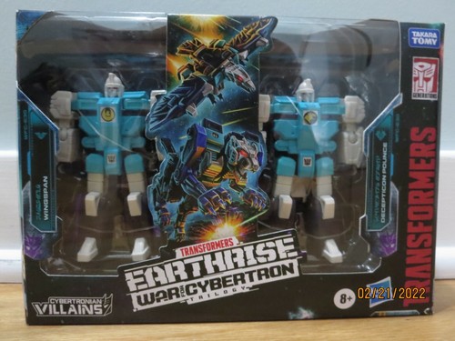 Hasbro, Transformers Earthrise WFC,  Cybertronian Villains - Wingspan & Pounce - Picture 1 of 3