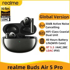 Global Version realme buds Air 5 Pro TWS Earphone 50dB Active Noise Cancelling