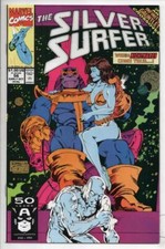SILVER SURFER #56, NM, Thanos, Ron Lim, Exodus,V 3, 1991 more SS in our store 
