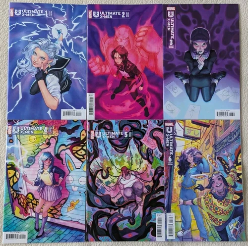 Ultimate X-Men #1,2,3,4,5,6 Ultimate Special Variant Set Cola Hetrick 2024