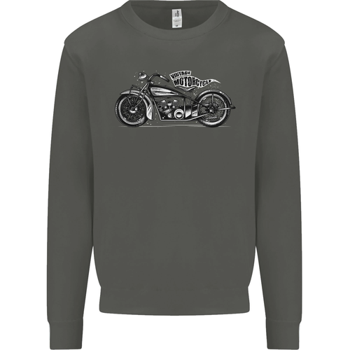 Vintage Motorcycle Custom Chopper Biker Kids Sweatshirt Jumper - Picture 58 of 82