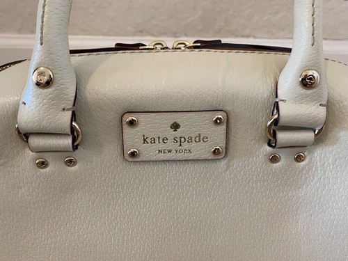 Kate Spade Ivory Bowler Box Handbag with Adjustable Strap and Original Dust Bag - Bild 3 von 12