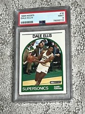 PSA 9 MINT BASKETBALL CARD 1989 HOOPS DALE ELLIS SEATTLE SUPERSONICS