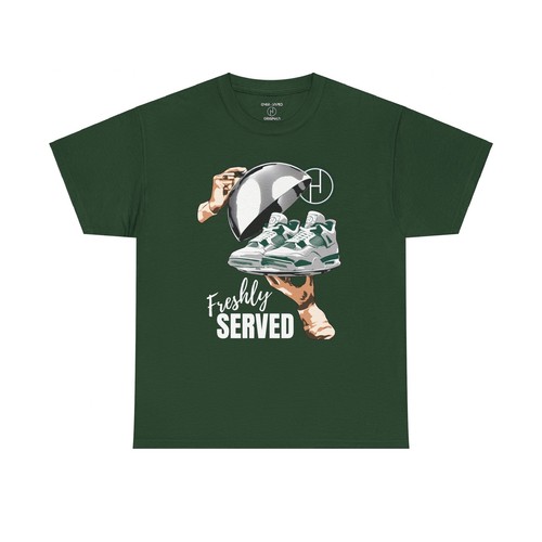FRESHLY SERVED-SNEAKER TEE TO match AIR Jordan Retro 4 OXIDIZED GREEN-OH - Picture 30 of 37