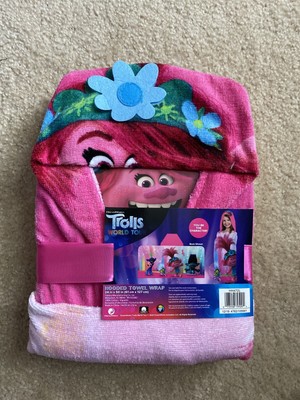 trolls hooded towel
