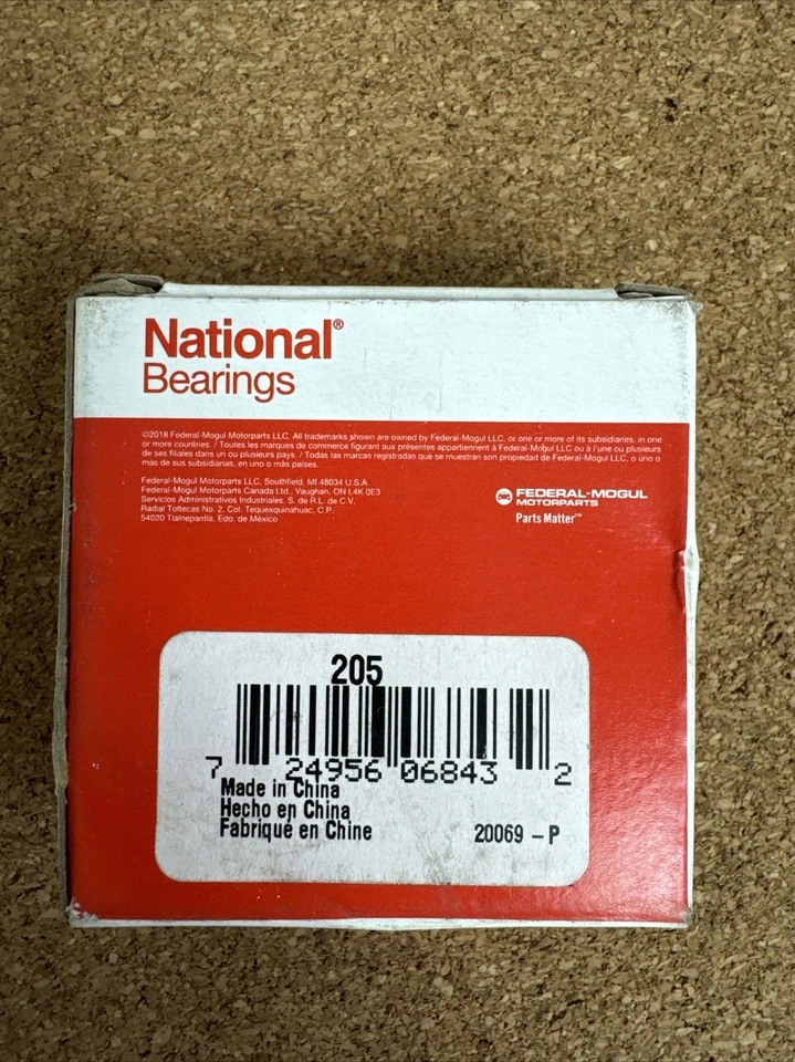 Rodamiento de bolas de empuje para compresor de aire acondicionado National 205 Foto 3 de 4