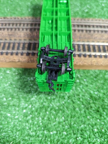 Tyco HO Great Northern 50' Schott flaches Auto mit Holzladung - Bild 7 von 10