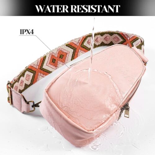 Small Sling Bag for Women PU Leather Chest Bag Simple Shoulder Crossbody Bag - Picture 17 of 62