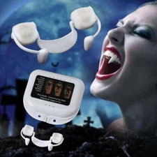 Halloween Scary Party Cosplay Vampire Fangs Retractable Dress Costume Props