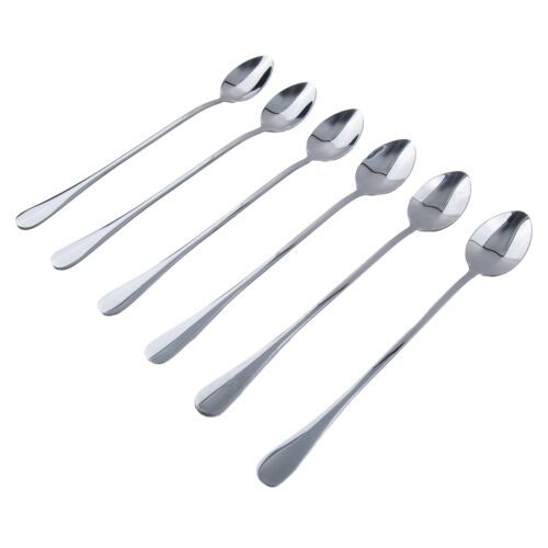 6 Pcs Stainless Steel Spork Soup Salad Noodle Spoon Fork Cutlery Tableware AU - Picture 20 of 24