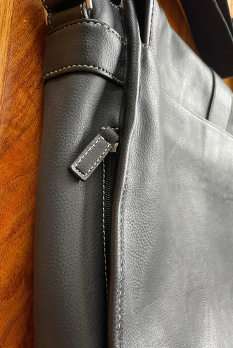 Negro Laptop Bolso Mensajero Maletín Bolso Kenneth Cole Reacción Hebilla Up - Imagen 17 de 23